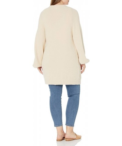 Women's Mirabelle Long Bell-Sleeve Open-Front Cozy Cardigan Sandstorm $14.28 Sweaters