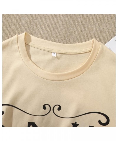 Women's Sewing Lovers T Shirt Sewciopath Graphic Tee Funny Sew Machine Top Round Neck Short Sleeve Casual Shirts Apricot $8.6...