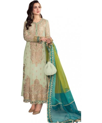 Indian Newest Ready to Wear Pent Style Salwar Kameez for Women Pakistani 9115 Pista $32.25 Suits