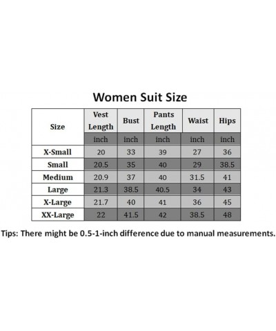 Women’s 2 Pcs Waistcoat Outfits Sleeveless Lady Vest Suits Vest & Pants Suits for Business Work Coffee $30.18 Suits