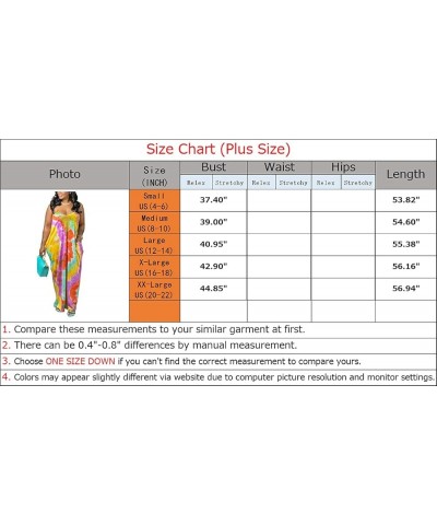 2024 Women's Casual Summer Floral Long Maxi Dresses Floor Length Sleeveless Plus Size Sundresses Tiedye0224 $15.18 Dresses