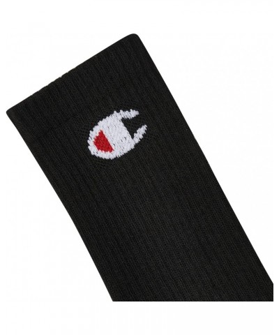 Women's Socks, Double Dry Socks, Crew, Ankle, and No Show, 6-Pack Crew Black With 3 C's $10.50 Socks