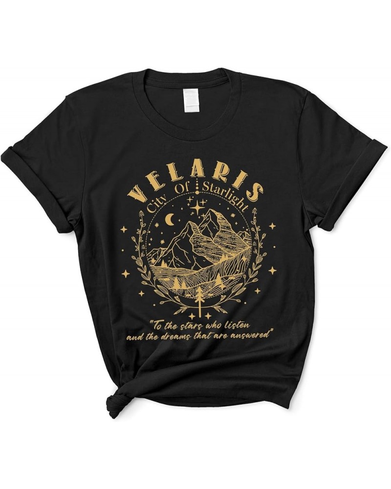 Velaris City of Starlight Tshirt - Acotar Shirt, The Night Court Shirt, A Court of Thorns and Roses Book Lovers Black $10.76 ...