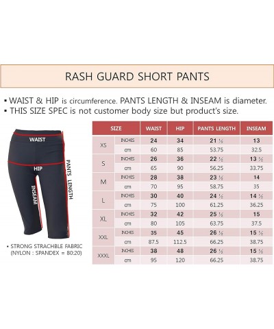 Women UPF 50+ Beach Board Shorts Pants Swimsuit Bathing Swim Rash Guard Yoga Bottom (RSP) Navy With Jade Violet $10.15 Swimsuits