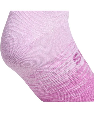 Women's Superlite Badge of Sport No Show Socks (6-pair) Bliss Orchid/White/Ambient Sky Blue $11.80 Activewear