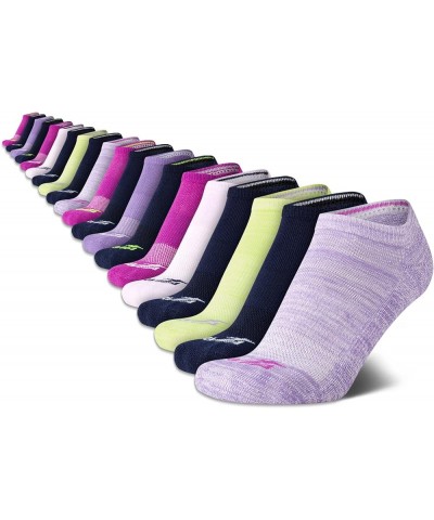 Women's Athletic Performance Cushioned No-Show Low Cut Ankle Socks (20 Pack) Bright Multi $18.40 Activewear