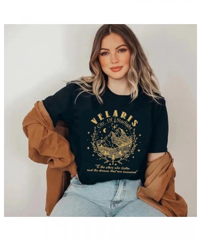 Velaris City of Starlight Tshirt - Acotar Shirt, The Night Court Shirt, A Court of Thorns and Roses Book Lovers Black $10.76 ...