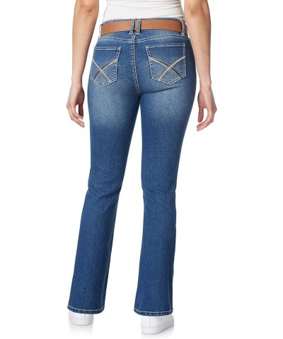 Women's Legendary Slim Bootcut Mid-Rise Belted Insta Stretch Juniors Jeans (Standard and Plus) Ellery $15.00 Jeans