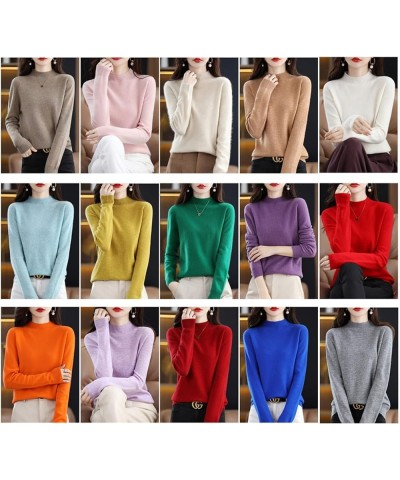 Cashmere Sweaters for Women, 100% Cashmere Long Sleeve Crew Neck Soft Warm Pullover Knit Jumpers (Pink,L) XX-Large Pink $25.9...