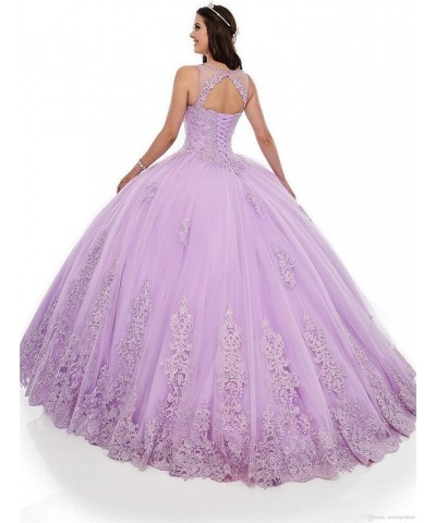 Women's Sleeveless Quinceanera Dresses Tulle Long Prom Party Gowns Sweet 16 Formal Dress Apricot $70.95 Dresses