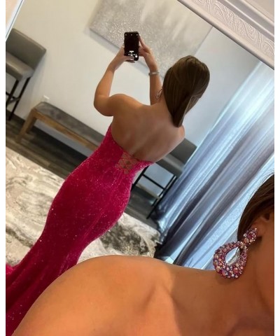 Sequin Evening Dresses for Women Formal Long Party Gowns Mermaid Sparkly V-Neck Prom Dress Gold $31.50 Dresses