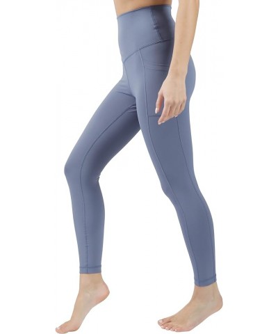 Squat Proof Elastic Free Super High Waisted Tummy Control Ankle Leggings with Pockets Indigo Coast $17.50 Leggings