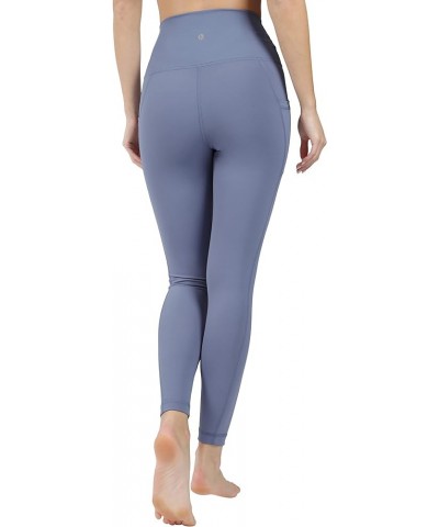 Squat Proof Elastic Free Super High Waisted Tummy Control Ankle Leggings with Pockets Indigo Coast $17.50 Leggings