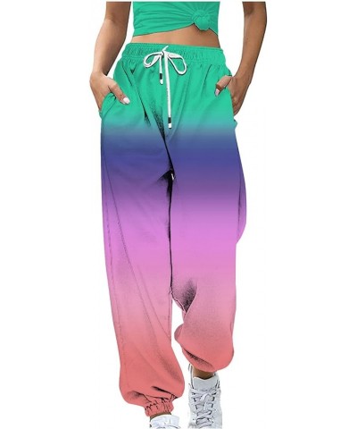 Sweatpants Women Baggy Casual Elastic High Waisted Drawstring Workout Jogger Sweatpants Comfort Athletic Lounge Y2K Pants 11-...