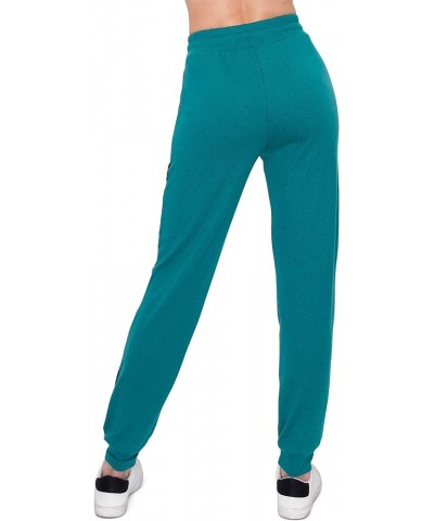 French Terry Pants - Soft Warm Cozy Lounge Sweatpants for Women Fhjo118 / Teal $15.57 Sleep & Lounge