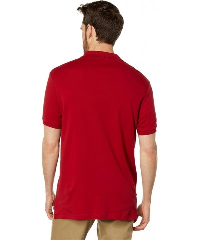 Men's Solid Interlock Shirt Rythmic Red $12.32 Shirts