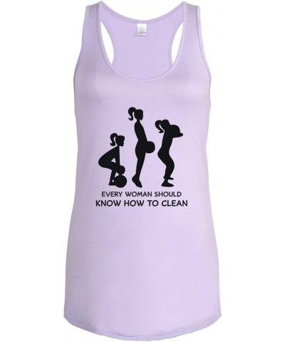 Workout Tank Tops for Women-Womens Funny Saying Fitness Gym Lift Graphic Racerback Sleeveless Shirts Pruple/B $11.72 Activewear