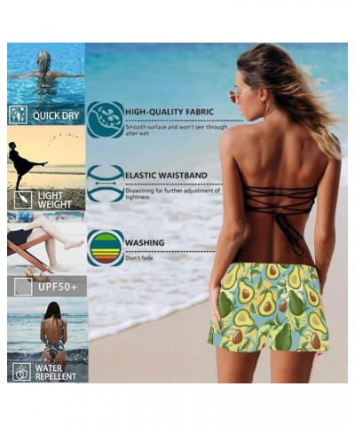 Women's Drawstring Board Shorts Quick Dry Stretch Novelty Patterns Swimsuits Swimwear Bottoms S-L Multi13 $10.00 Swimsuits