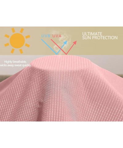 Women's Sun Protection Hoodie Jackets Long Sleeve UPF50+ Shirts Hiking Travel Camp Air Holes Full Zip Coral Pink Large $23.92...