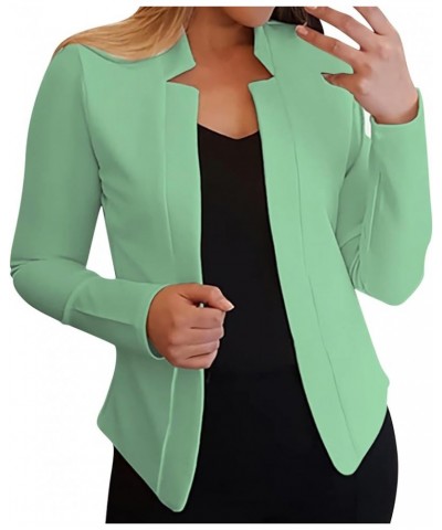 Womens Casual Blazers Pocketed Office Blazers Draped Open Front Cardigans Jacket Work Suit Lightweight Jackets Green $4.81 Bl...