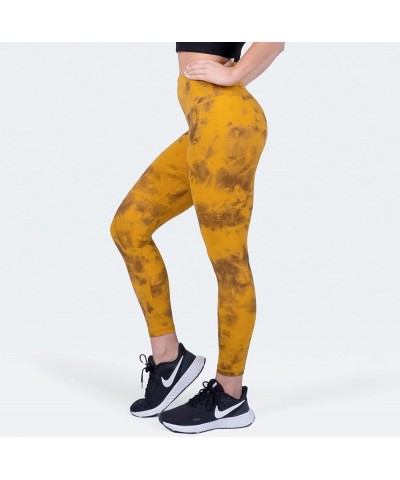 Women’s Naked Feeling Workout Leggings 25 inches - 7/8 High Waisted Yoga Pants with Non Slip Waistband Mellow Yellow $8.24 Le...