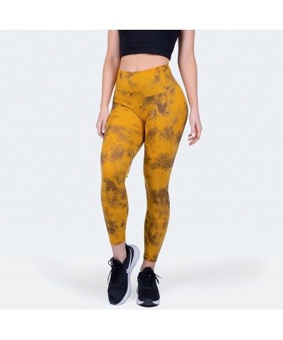 Women’s Naked Feeling Workout Leggings 25 inches - 7/8 High Waisted Yoga Pants with Non Slip Waistband Mellow Yellow $8.24 Le...