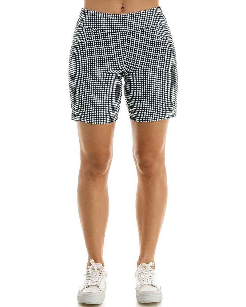 Women's Pull on Millennium Shorts W/Front Pockets White/Black $15.30 Shorts