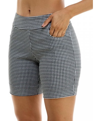 Women's Pull on Millennium Shorts W/Front Pockets White/Black $15.30 Shorts