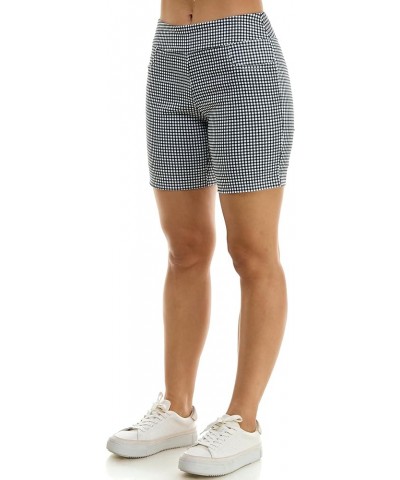 Women's Pull on Millennium Shorts W/Front Pockets White/Black $15.30 Shorts