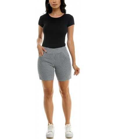 Women's Pull on Millennium Shorts W/Front Pockets White/Black $15.30 Shorts