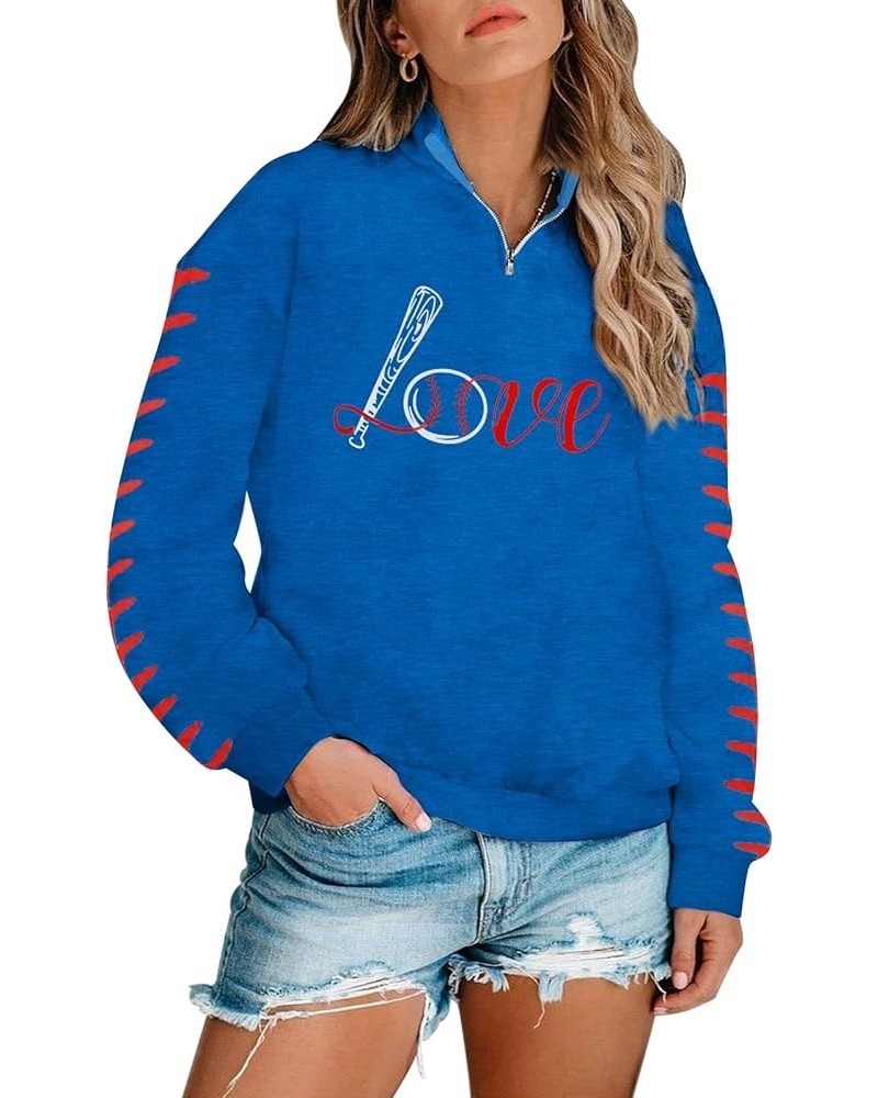 Sunflower Graphic Sweatshirt Women Dog Paw Print Love Funny Long Sleeve Tee Top Pullover E-b-blue $8.90 Hoodies & Sweatshirts