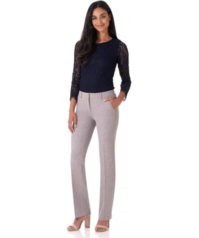 Women's Smart Stretch Desk to Dinner Straight Leg Pant w/Zipper Closure Fog $14.35 Suits