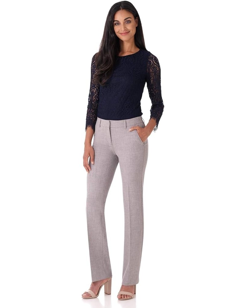 Women's Smart Stretch Desk to Dinner Straight Leg Pant w/Zipper Closure Fog $14.35 Suits