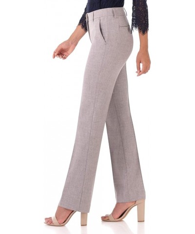 Women's Smart Stretch Desk to Dinner Straight Leg Pant w/Zipper Closure Fog $14.35 Suits