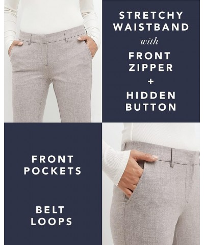 Women's Smart Stretch Desk to Dinner Straight Leg Pant w/Zipper Closure Fog $14.35 Suits