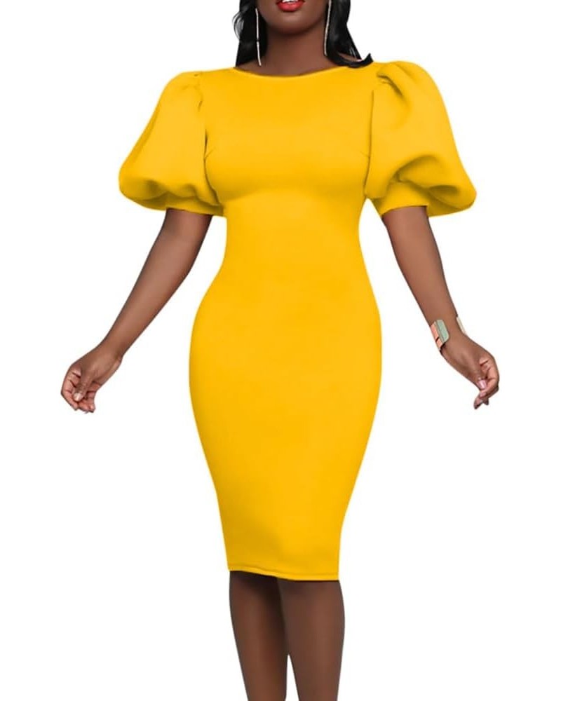 Women’s Sexy One Shoulder Maxi Dress Bodycon Club Party Evening Prom Gowns Yellow $14.03 Dresses