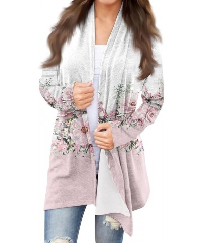 2023 Fall Cardigan for Women Trendy Plus Size Cardigan for Women Long Lightweight Cardigan Sweaters for Women 3-pink $10.32 S...