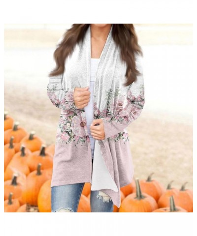 2023 Fall Cardigan for Women Trendy Plus Size Cardigan for Women Long Lightweight Cardigan Sweaters for Women 3-pink $10.32 S...