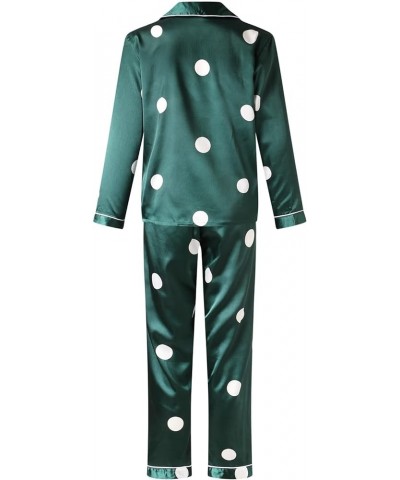 Silk Pajamas for Women Sexy Pajama Womens Pajama Sets Cotton Nightgowns Night Gowns for Adult Women Silk C-green $11.60 Sleep...