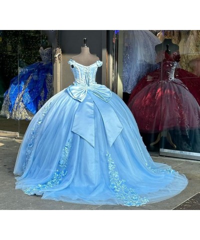 Gorgeous Off Shoulder Quinceanera Dresses Ball Gown Puffy Beaded Prom Gowns Lace Sweet 15 16 Birthday Dresses XXF28 Navy Blue...