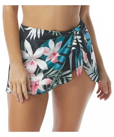 Halo Sarong Skirt Bikini Bottom — Shapemaker Lining Swimsuit — Tummy Control and Lift Black 001 $17.03 Swimsuits