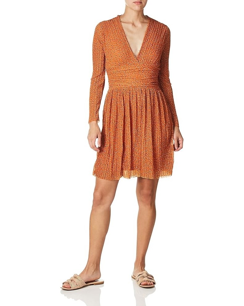 Women's Jersey Wrap Dresses Jaffa Orange $12.22 Dresses