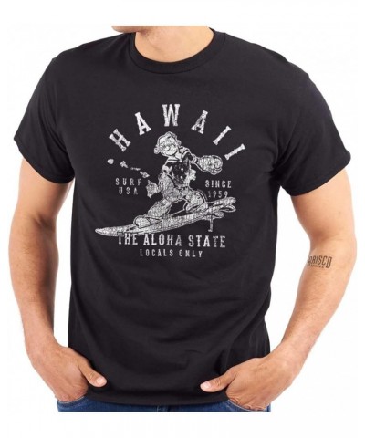 Popeye Cartoon American States Graphic T Shirt Men or Women Hawaii $11.89 T-Shirts