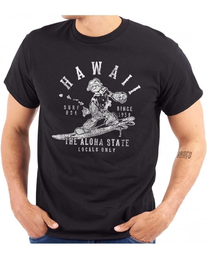 Popeye Cartoon American States Graphic T Shirt Men or Women Hawaii $11.89 T-Shirts