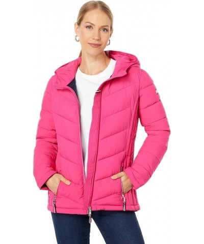 Women's Short Packable Jacket Beetroot $50.31 Coats