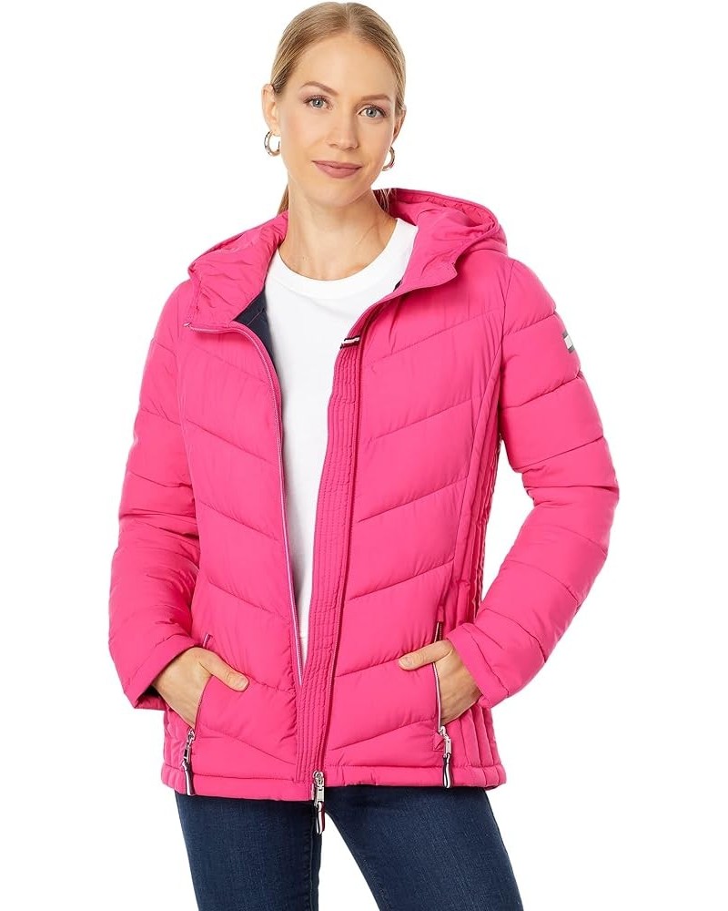 Women's Short Packable Jacket Beetroot $50.31 Coats