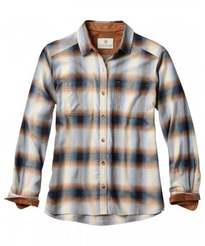 Women's Legendary Flannel Shirt Comfort Fit Paradise Plaid $13.43 Blouses