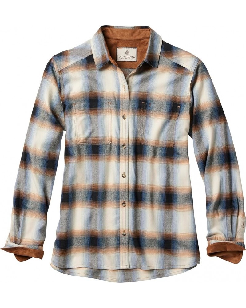 Women's Legendary Flannel Shirt Comfort Fit Paradise Plaid $13.43 Blouses