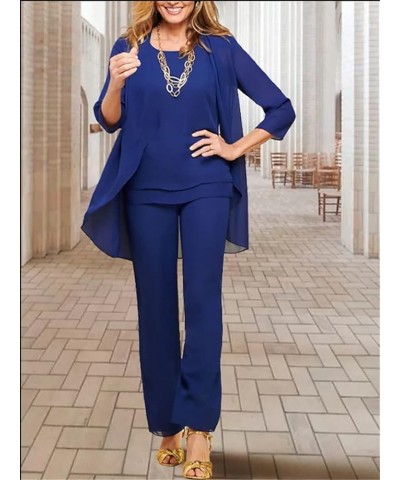 3Pcs Sets Mother of The Bride Dress Elegant Jumsuits Long Pantsuit for Women with Jacket NY022 Marigold $35.87 Suits