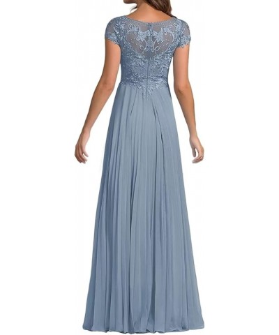 Women's Lace Mother of The Bride Dresses for Wedding Cap-Sleeve A line Long Formal Evening Party Prom Gowns Dark Green $52.80...